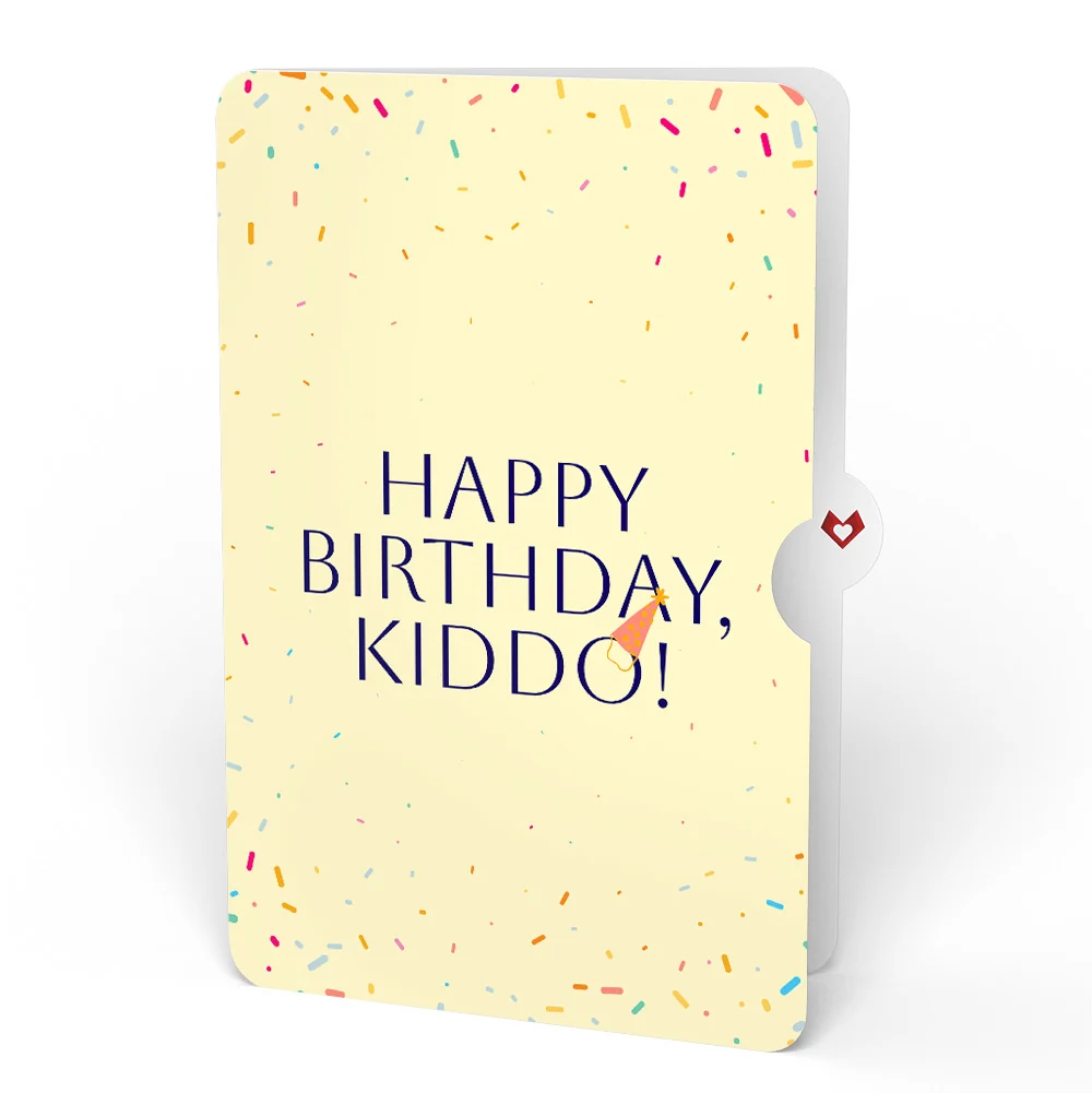 Lovepop Happy Birthday Balloons Music and Lights Pop-Up Card and Sentiment Set for Kid - Image 4
