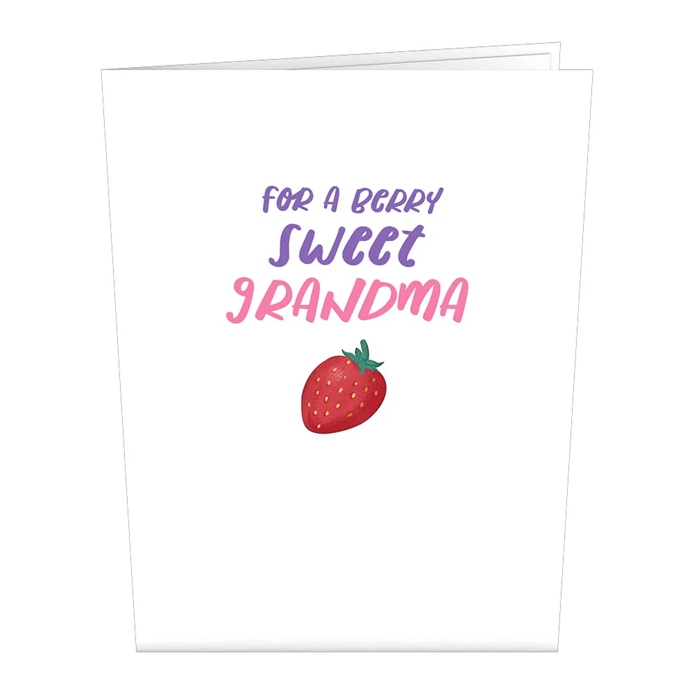 Lovepop Berry Sweet Grandma Pop-Up Card - Image 4