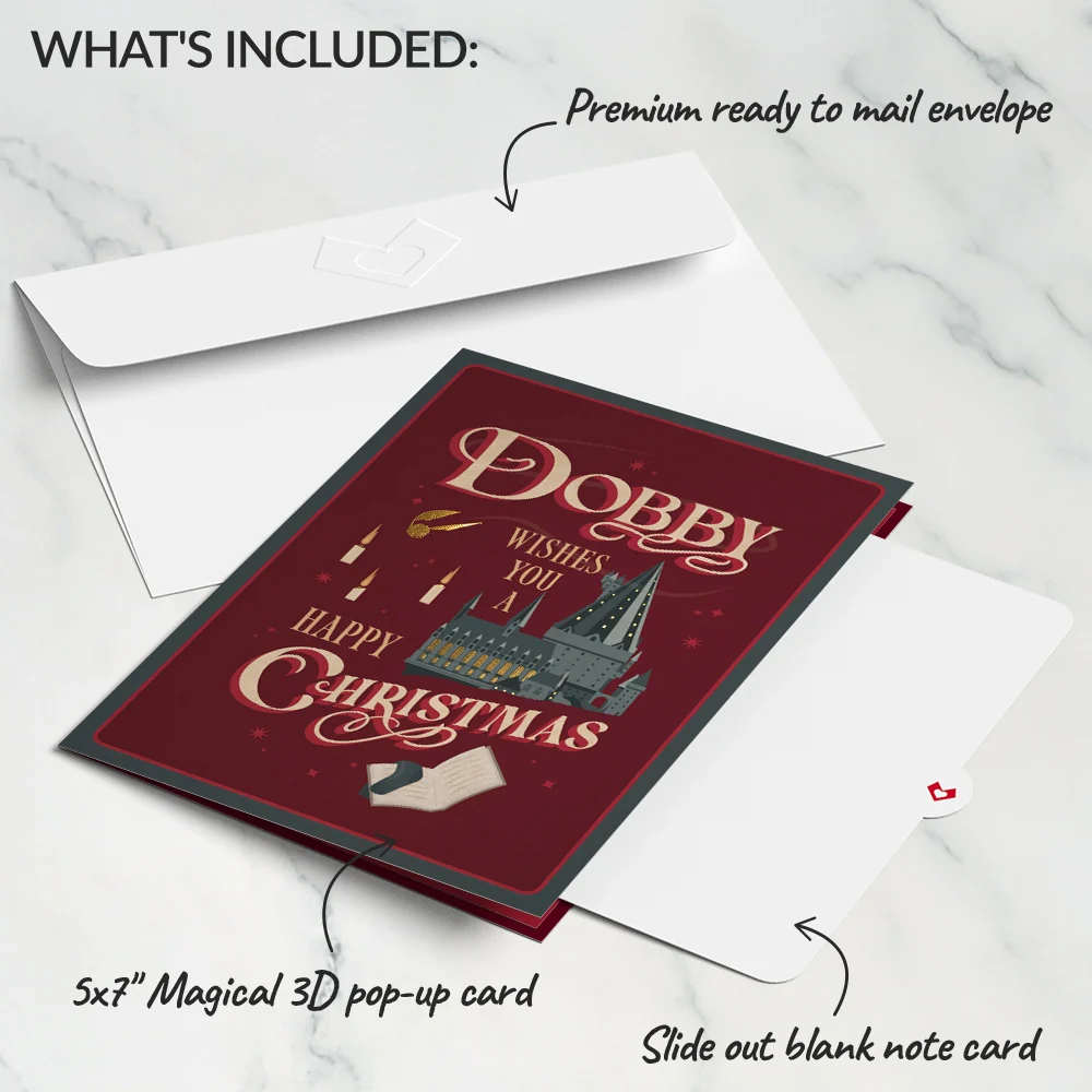 Lovepop Harry Potter Dobby Christmas Pop-Up Card - Image 6
