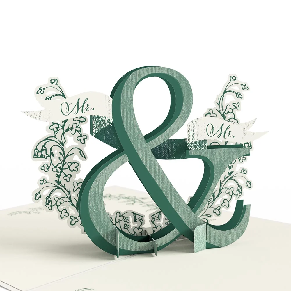 Lovepop Better Together Mr. & Mr. Wedding Pop-Up Card - Image 5