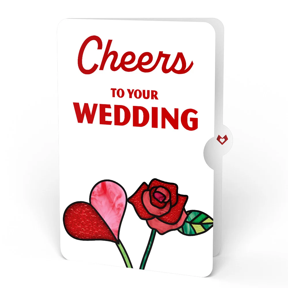 Lovepop Everlasting Rose Weddings HeartFelt Charm Card and Sentiment Set - Image 4