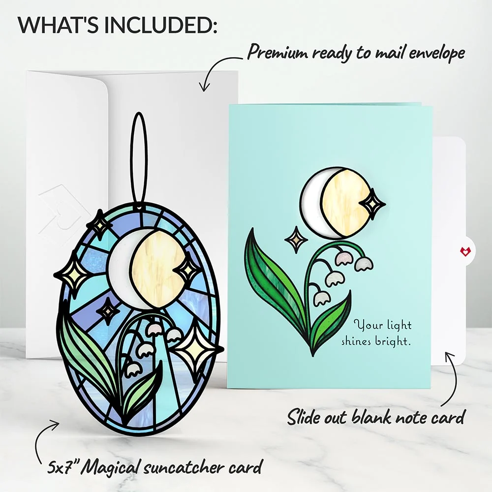 Lovepop Shine Bright Twilight Bloom Suncatcher Card - Image 6