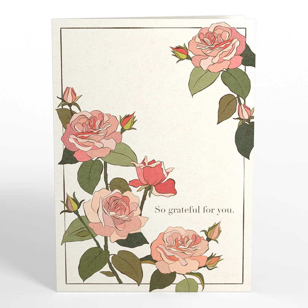 Lovepop Mother's Day Grateful For You Roses Pop-Up Card & Luxe Bouquet Bundle - Image 5