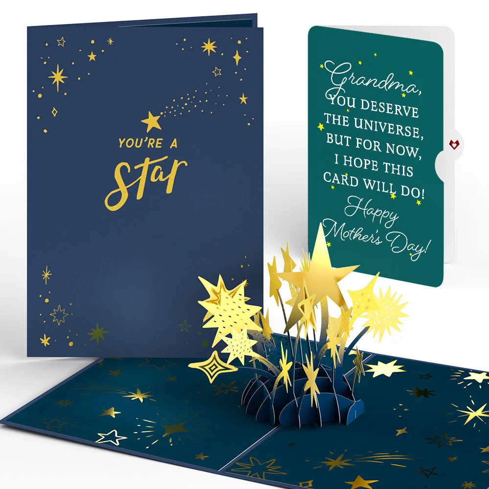 Lovepop You're a Star Mother's Day Pop-Up Card and Sentiment Set for Grandma