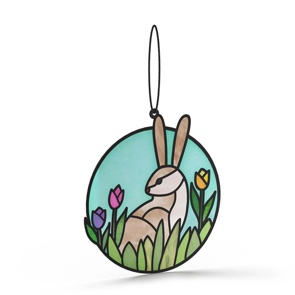 Lovepop Springtime Bunny Easter Suncatcher Card and Sentiment Set for Sister Glass - Image 3