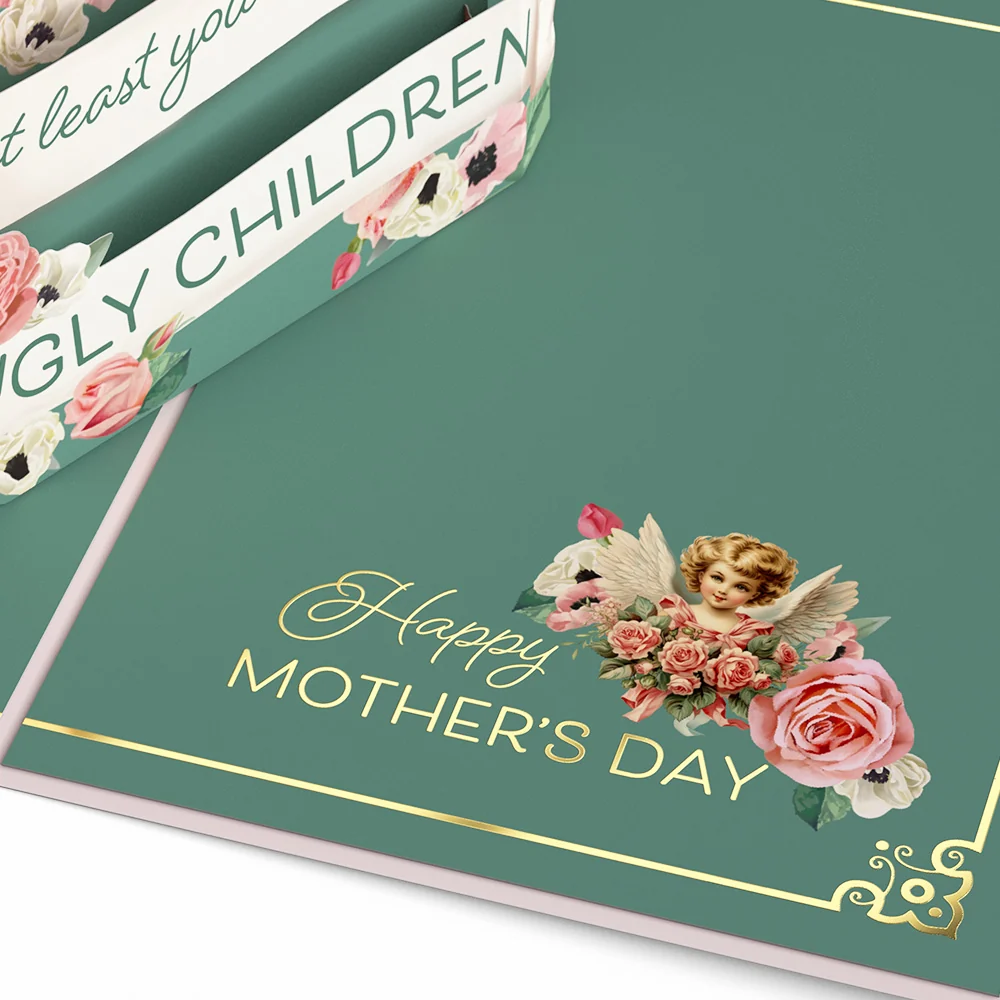 Lovepop At Least You Don't Have Ugly Children Mother's Day Pop-Up Card - Image 3