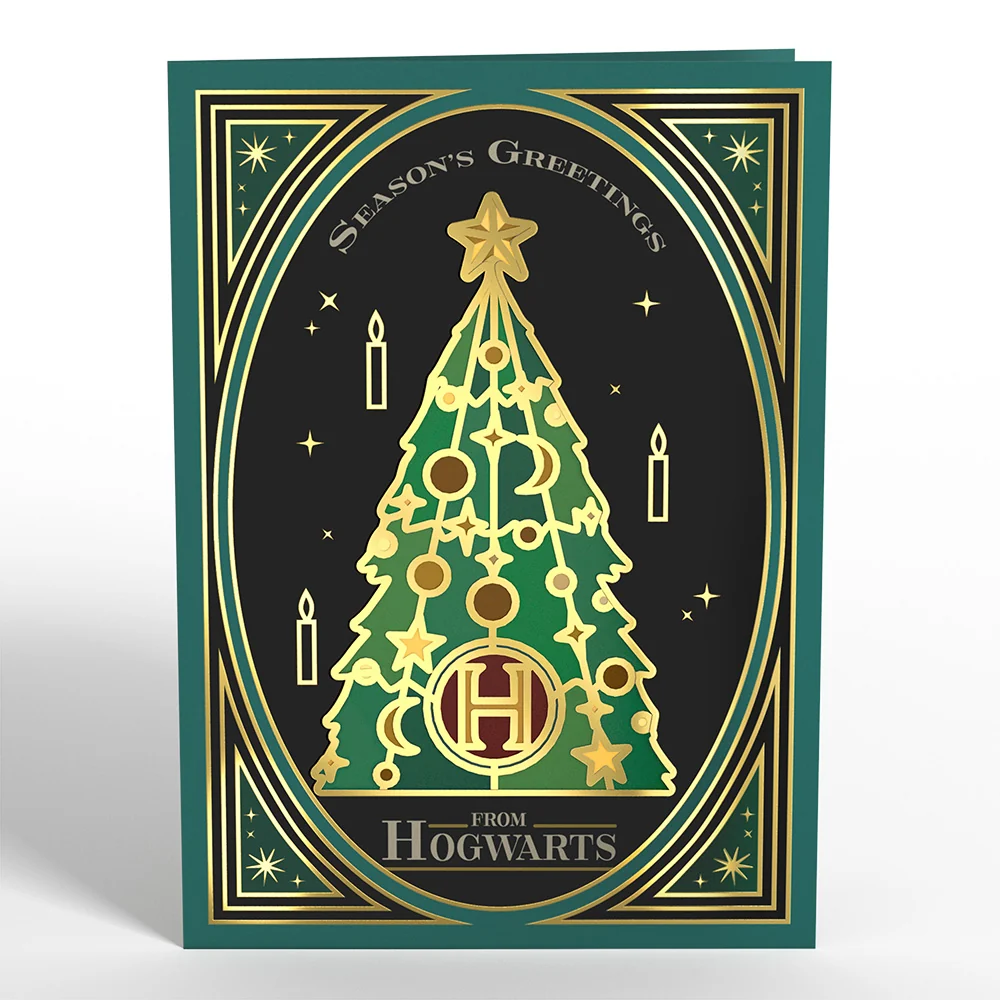 Lovepop Harry Potter Hogwarts Christmas Tree Suncatcher Card Glass - Image 5