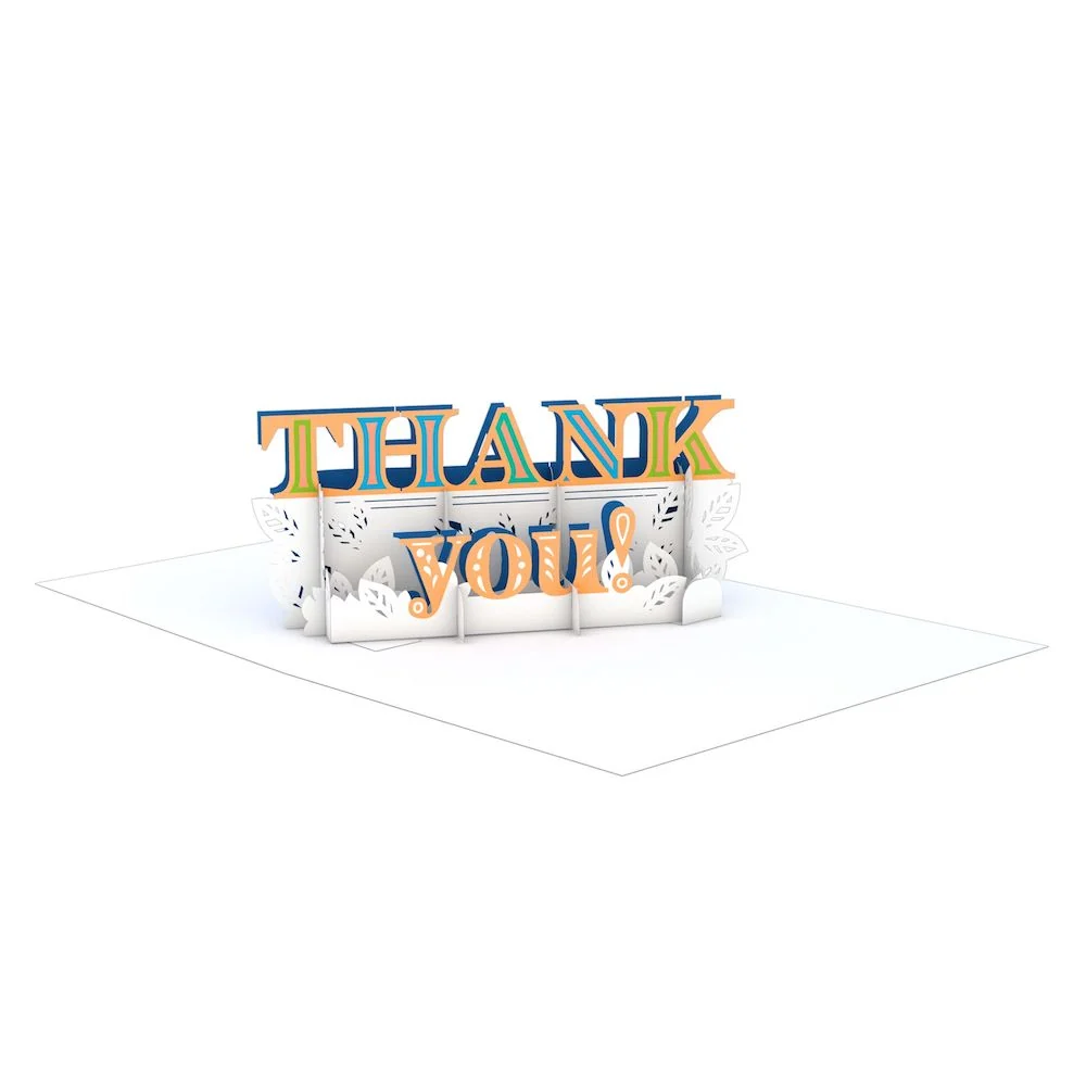 Lovepop Flourish Thank You: Paperpop Card - Image 3