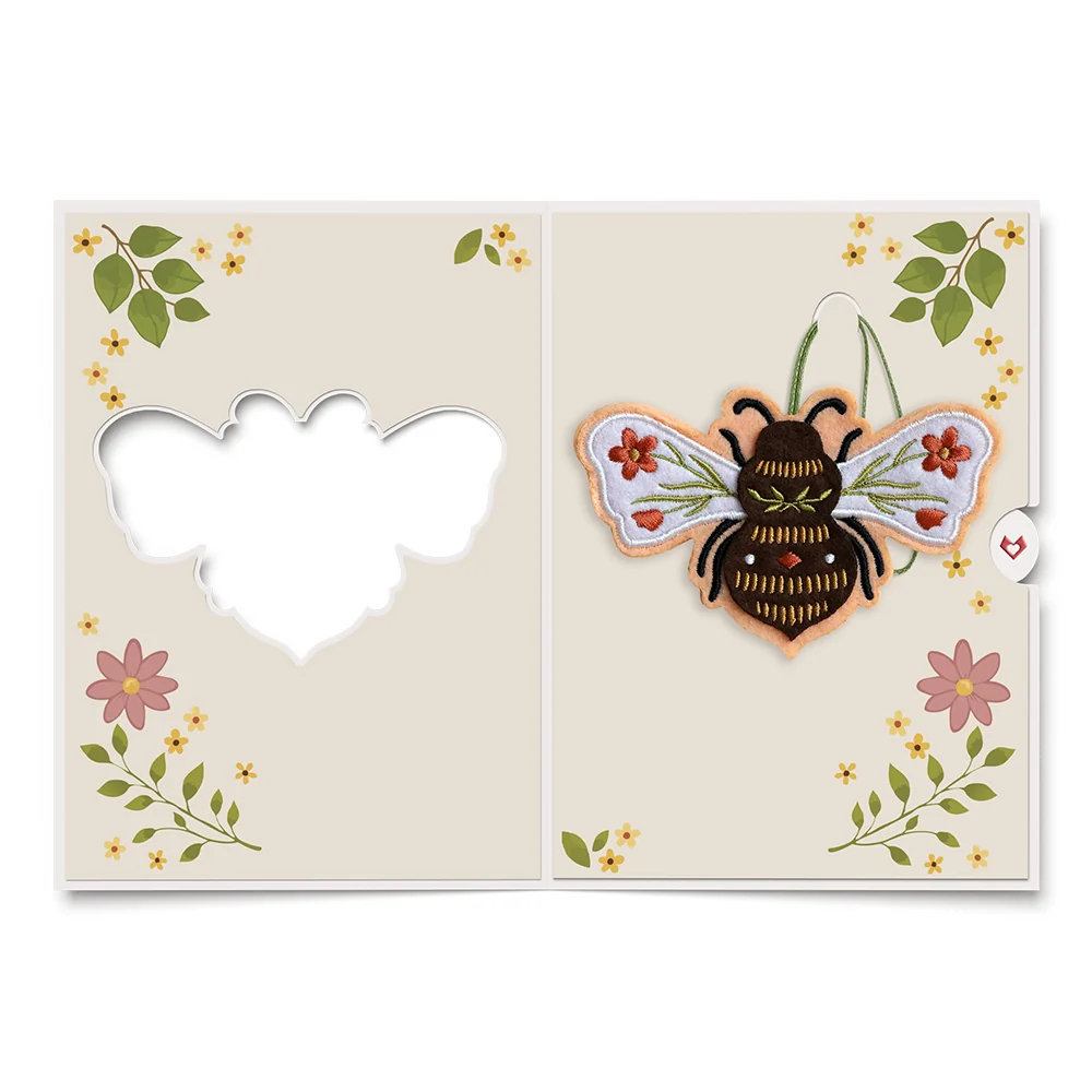 Lovepop Botanical Bee HeartFelt Charm Card - Image 6