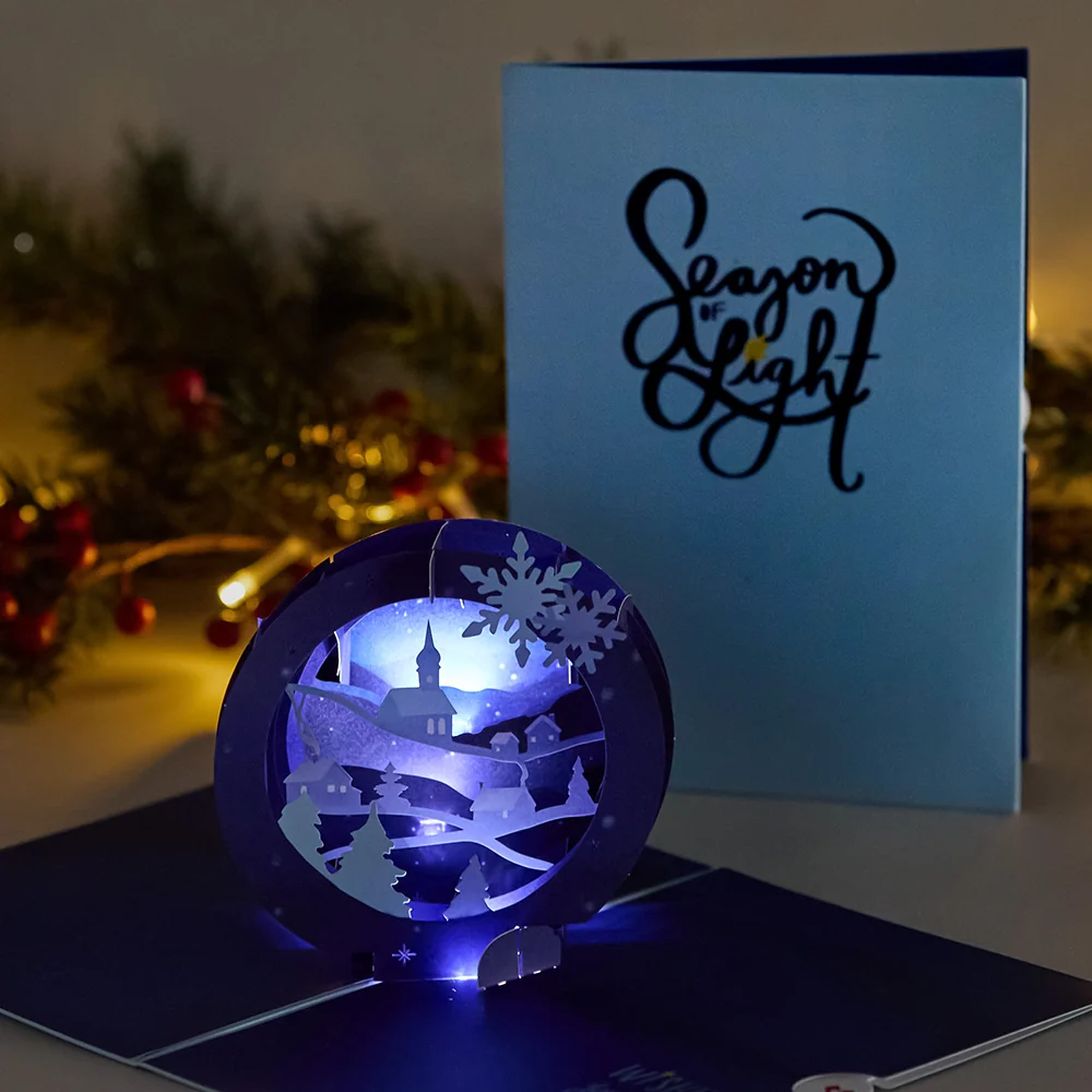 Lovepop Holiday Light-Up Card 4-Pack - Image 4