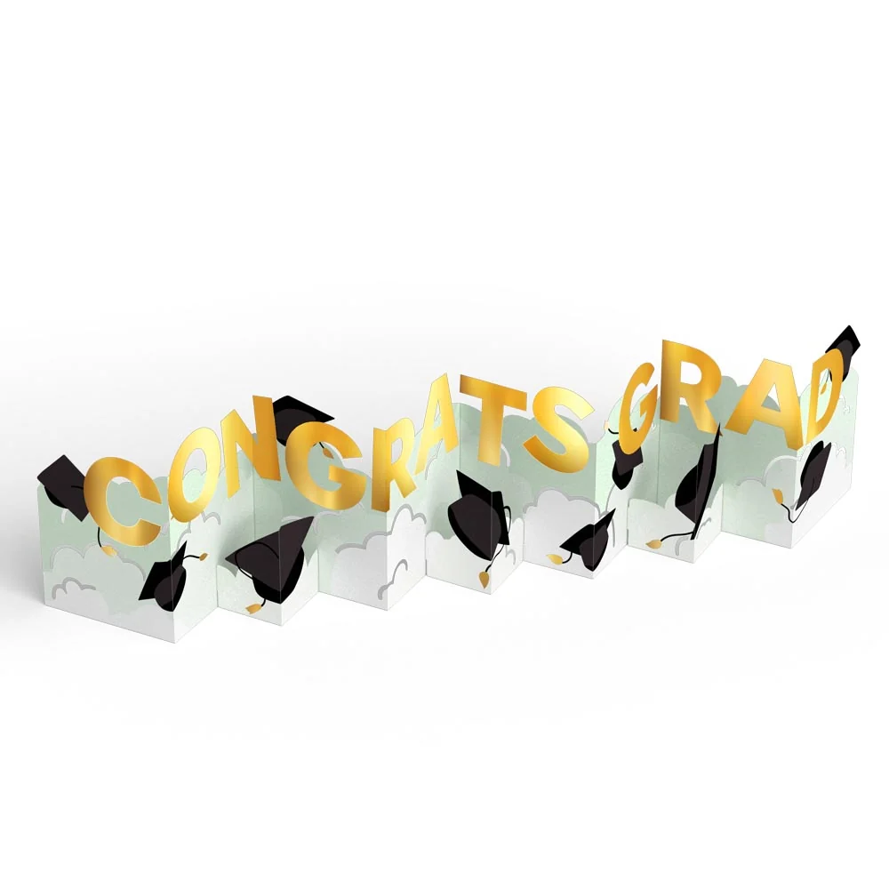 Lovepop Congrats Grad Loooooong Card (Expands to 2 feet) - Image 3