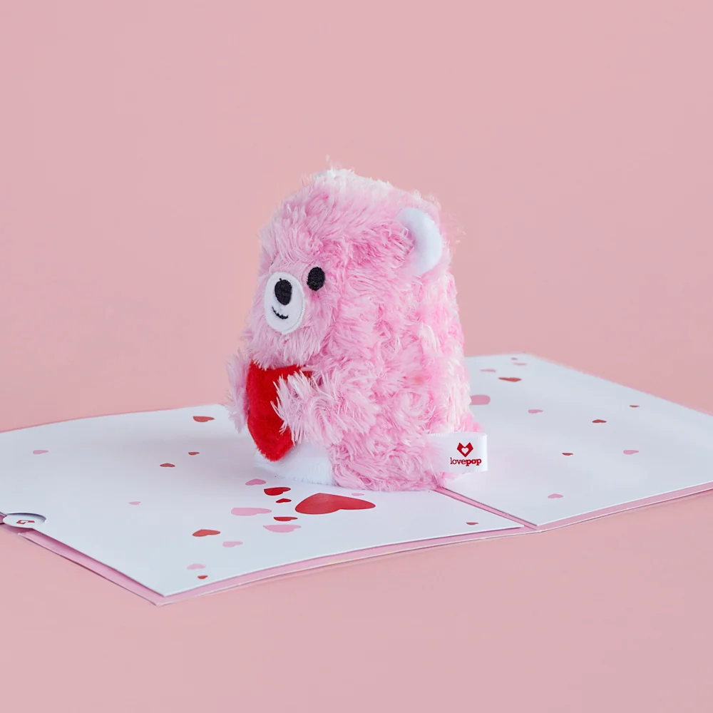 Lovepop 'You Make Me Beary Happy' Plushpop Card - Image 9