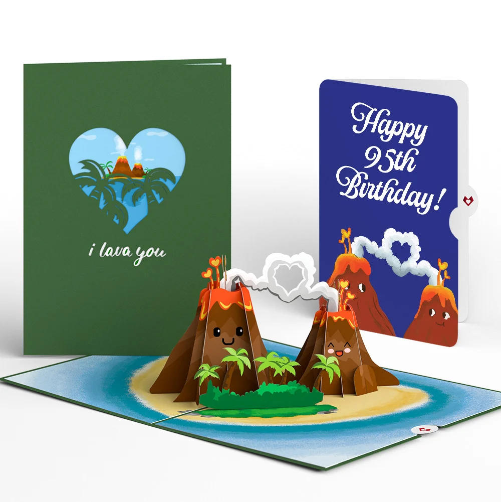 Lovepop I Lava You 95th Birthday Pop-Up Card and Sentiment Set