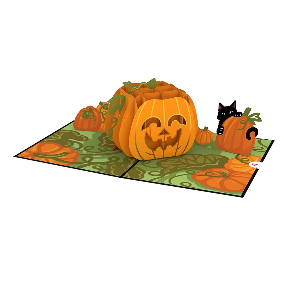 Lovepop Happy Halloween Pumpkin Pop-Up Card - Image 3