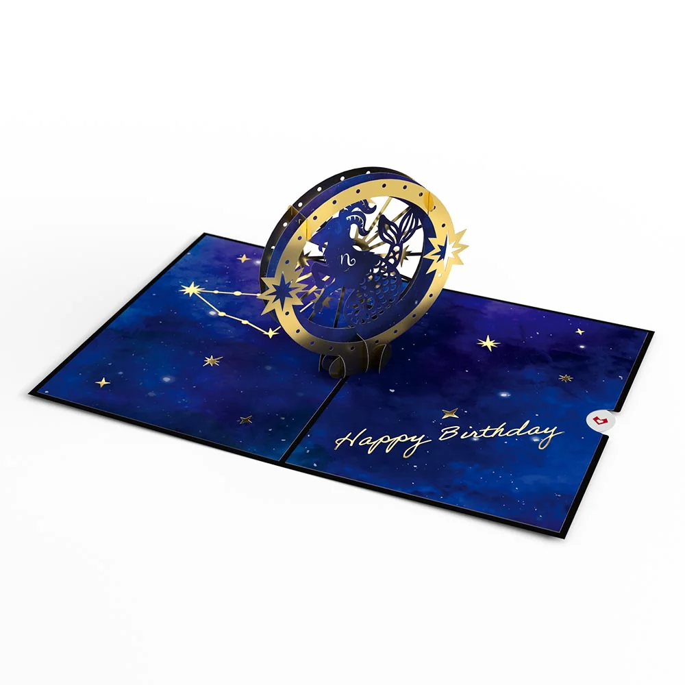 Lovepop Capricorn Zodiac Birthday Pop-Up Card - Image 5