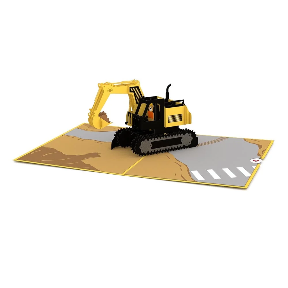 Lovepop Excavator Father's Day Pop-Up Card and Sentiment Set for Dad - Image 3