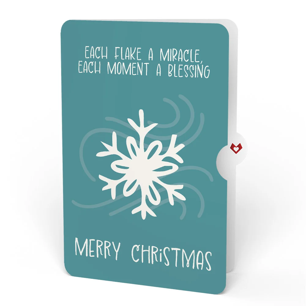 Lovepop Winter Borealis Scene Pop-Up Card and Snowflake Christmas Sentiment Set - Image 4