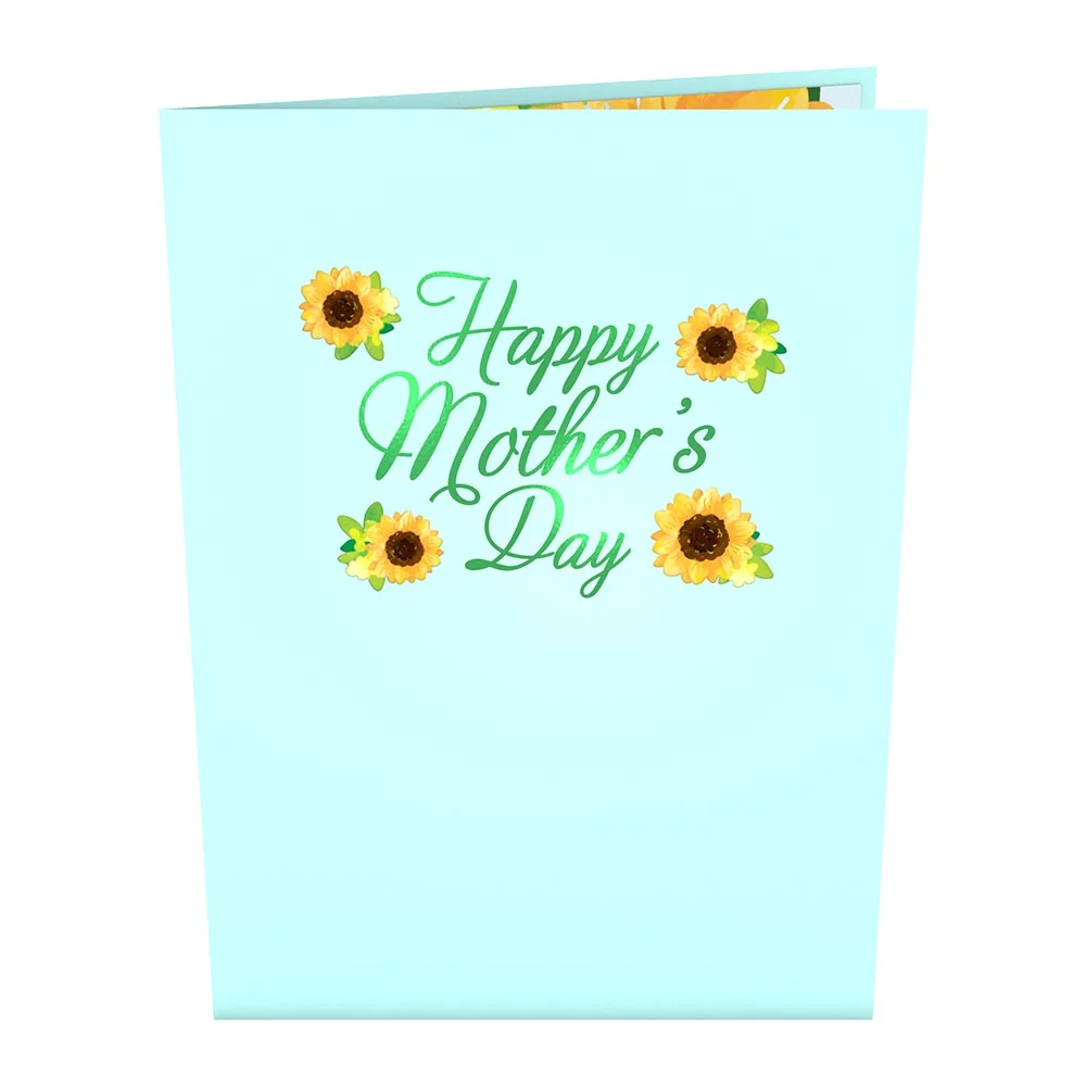 Lovepop Mother's Day Sunflower Hummingbird Pop-Up Card - Image 4