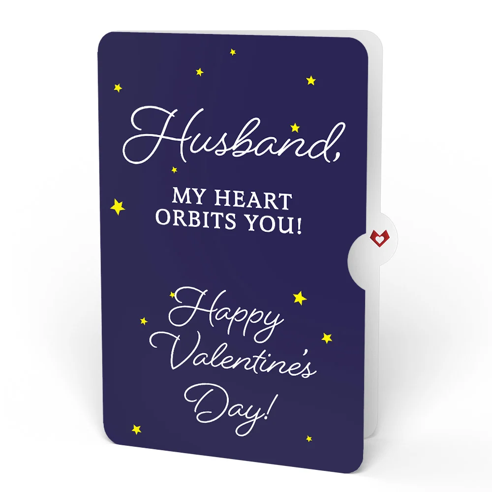 Lovepop Celestial Sky Valentine Light-Up Bouquet and Sentiment Set for Husband Vase - Image 4