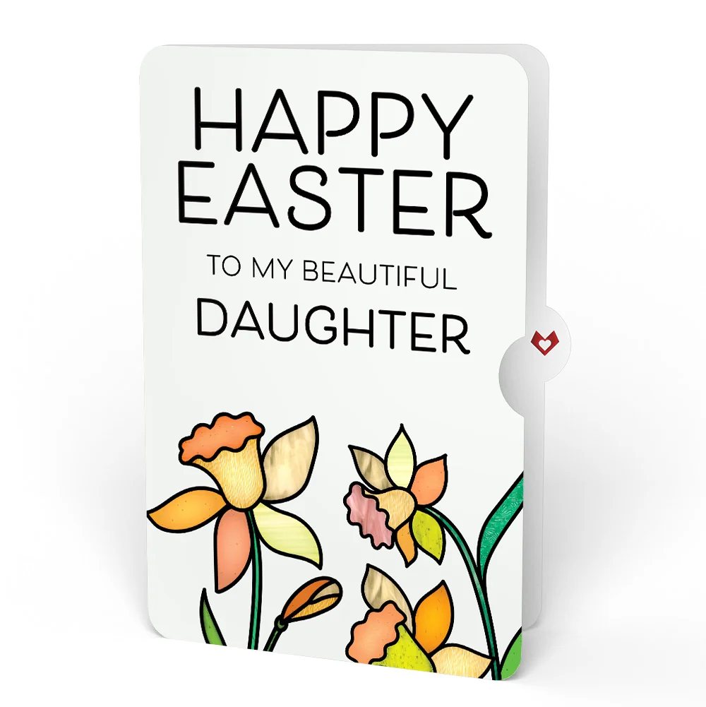 Lovepop Springtime Bunny Easter Suncatcher Card and Sentiment Set for Daughter Glass - Image 4