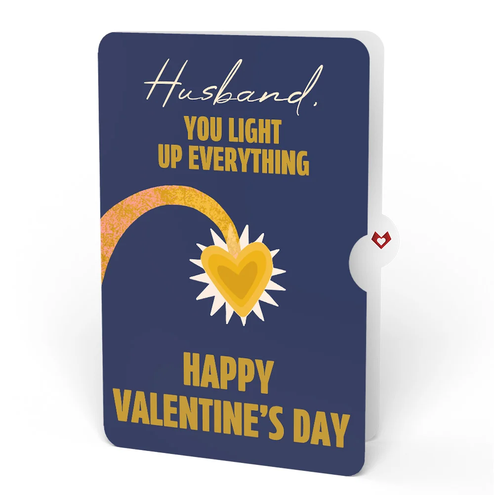 Lovepop You Are My Sunshine Anglerfish Valentine Pop-Up Card and Sentiment Set for Husband - Image 4