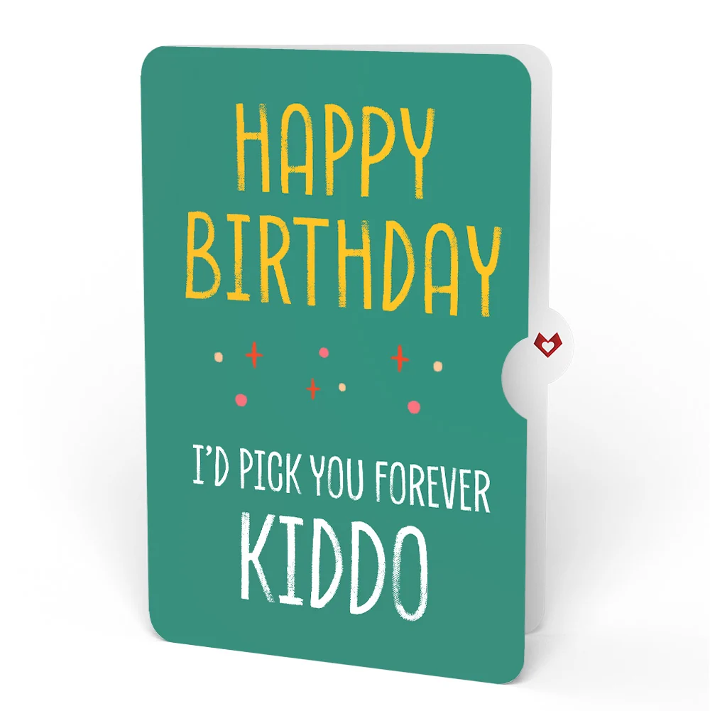 Lovepop Pick You Every Time Birthday Pop-Up Card and Sentiment Set for Kid Glass - Image 4