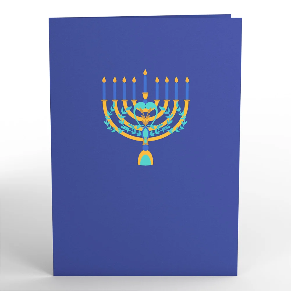 Lovepop Happy Hanukkah Pop-Up Card Candle - Image 4