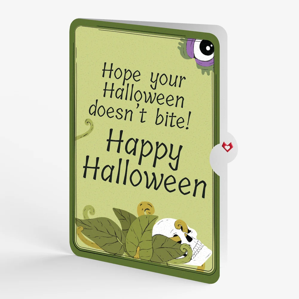 Lovepop Creepiest Greetings Halloween Venus Flytrap Pop-Up Card and No Bites Sentiment Set - Image 4