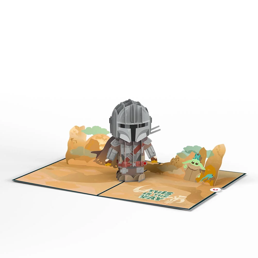 Lovepop Star Wars The Mandalorian Legendary Warrior Birthday Pop-Up Card - Image 3