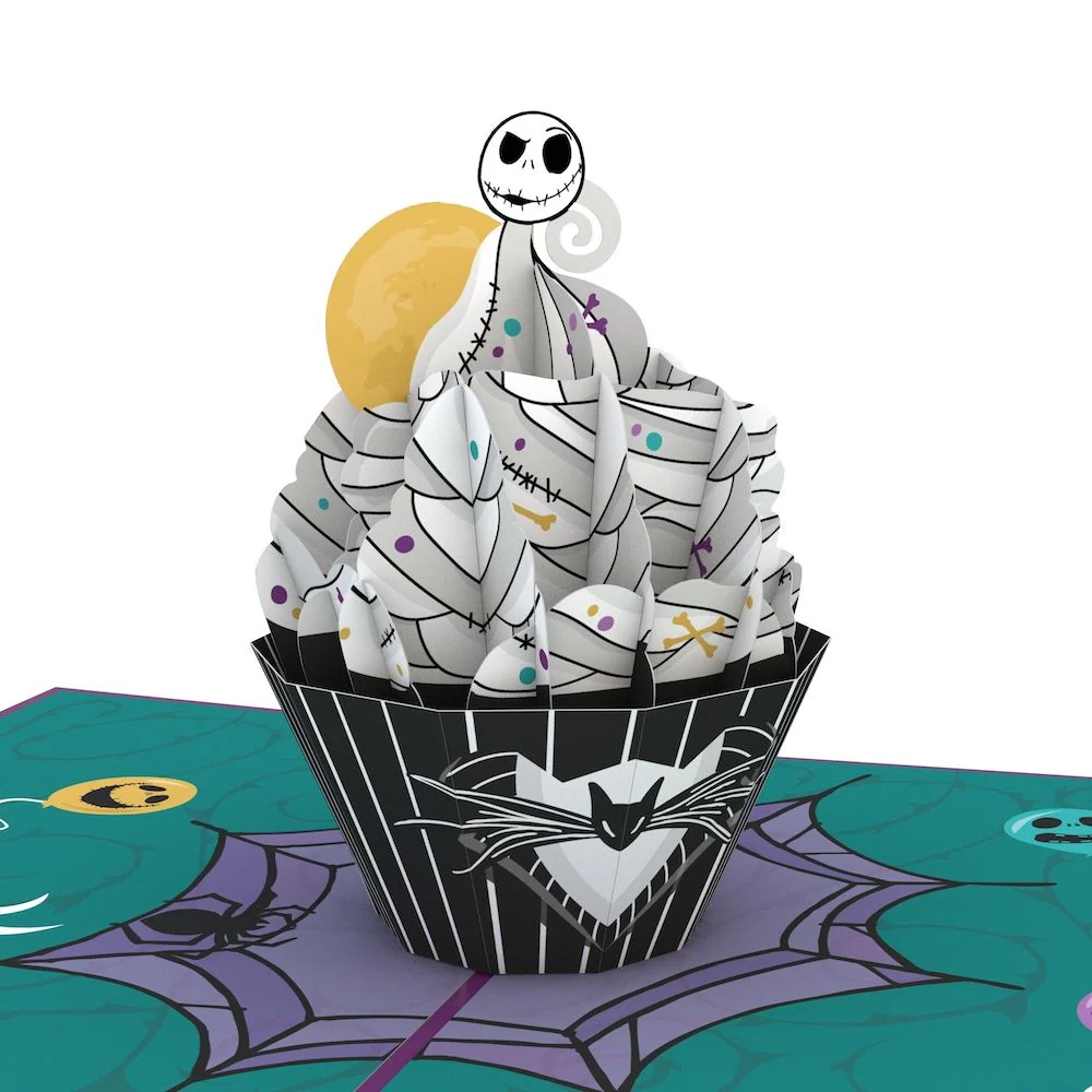 Lovepop Disney Tim Burton's The Nightmare Before Christmas Birthday Cupcake Pop-Up Card - Image 2