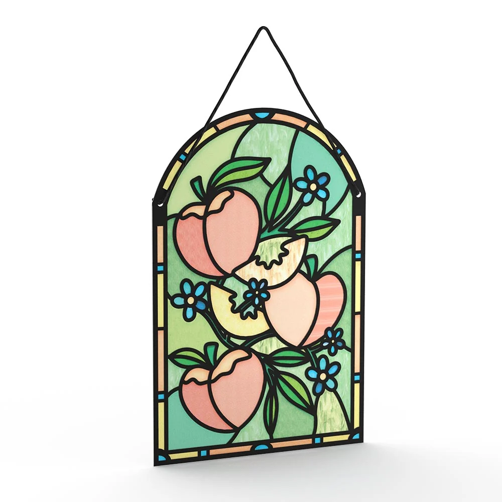 Lovepop Hope Your Birthday is Peachy Suncatcher Card & Pop-Up Bouquet Bundle - Image 5