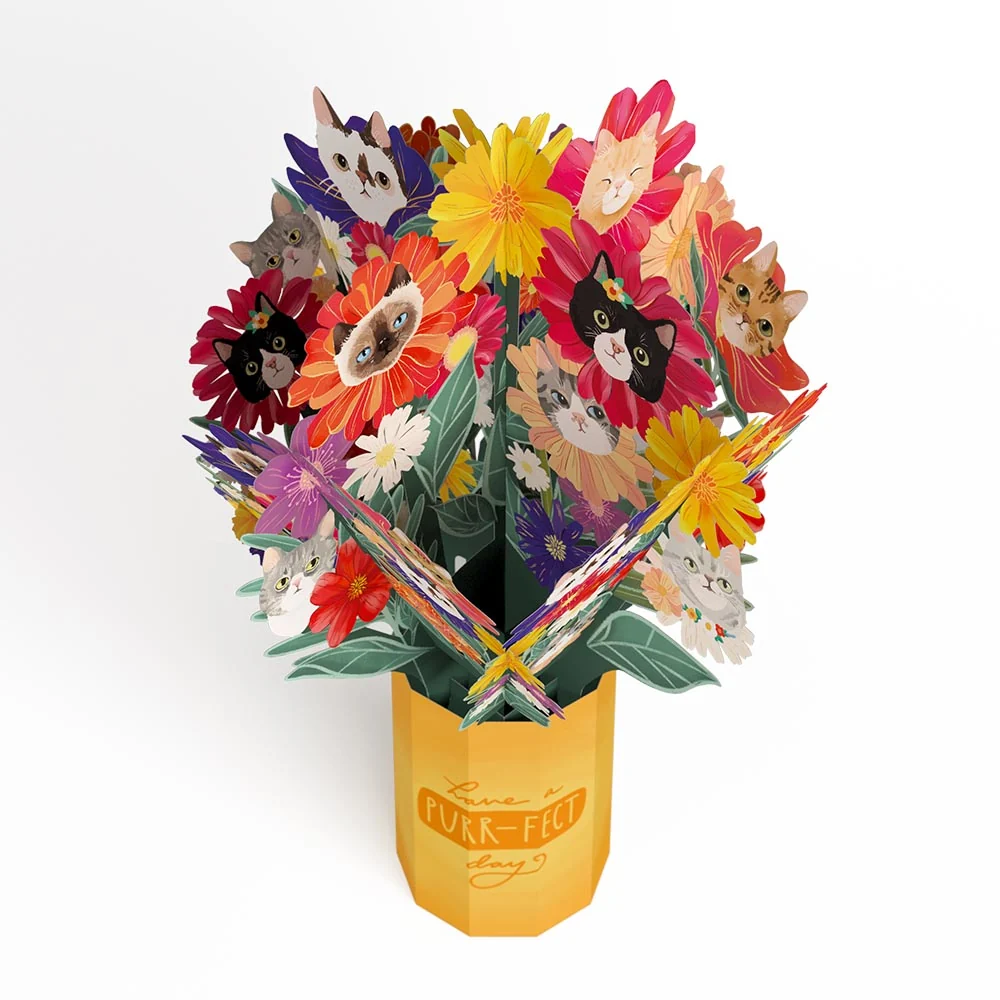 Lovepop Purr-fect Day Bouquet for Childless Cat Lady - Image 5