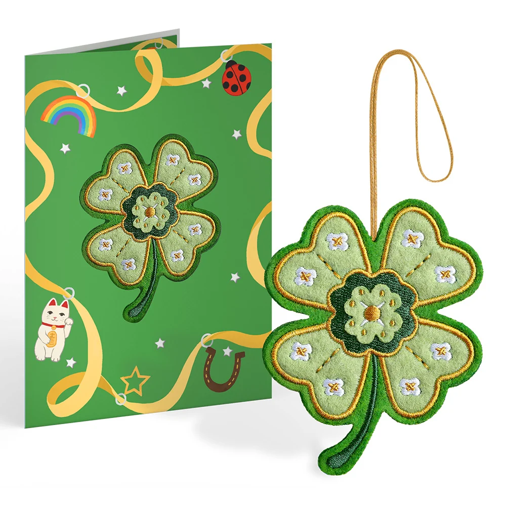 Lovepop Lucky Clover HeartFelt Charm Card - Image 2