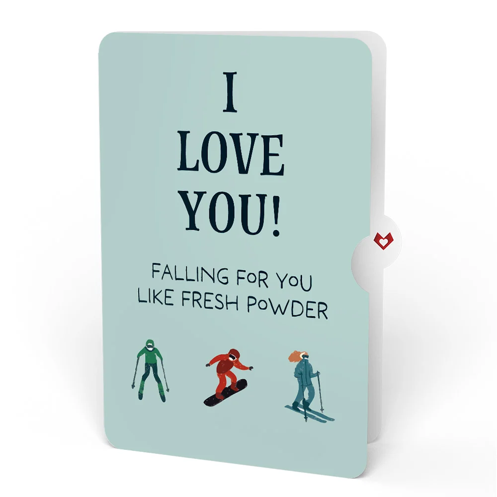 Lovepop Mountain Snowboard Adventure Love Pop-Up Card and Sentiment Set - Image 4