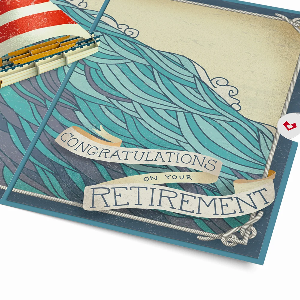 Lovepop Adventure Awaits Retirement Pop-Up Card - Image 2