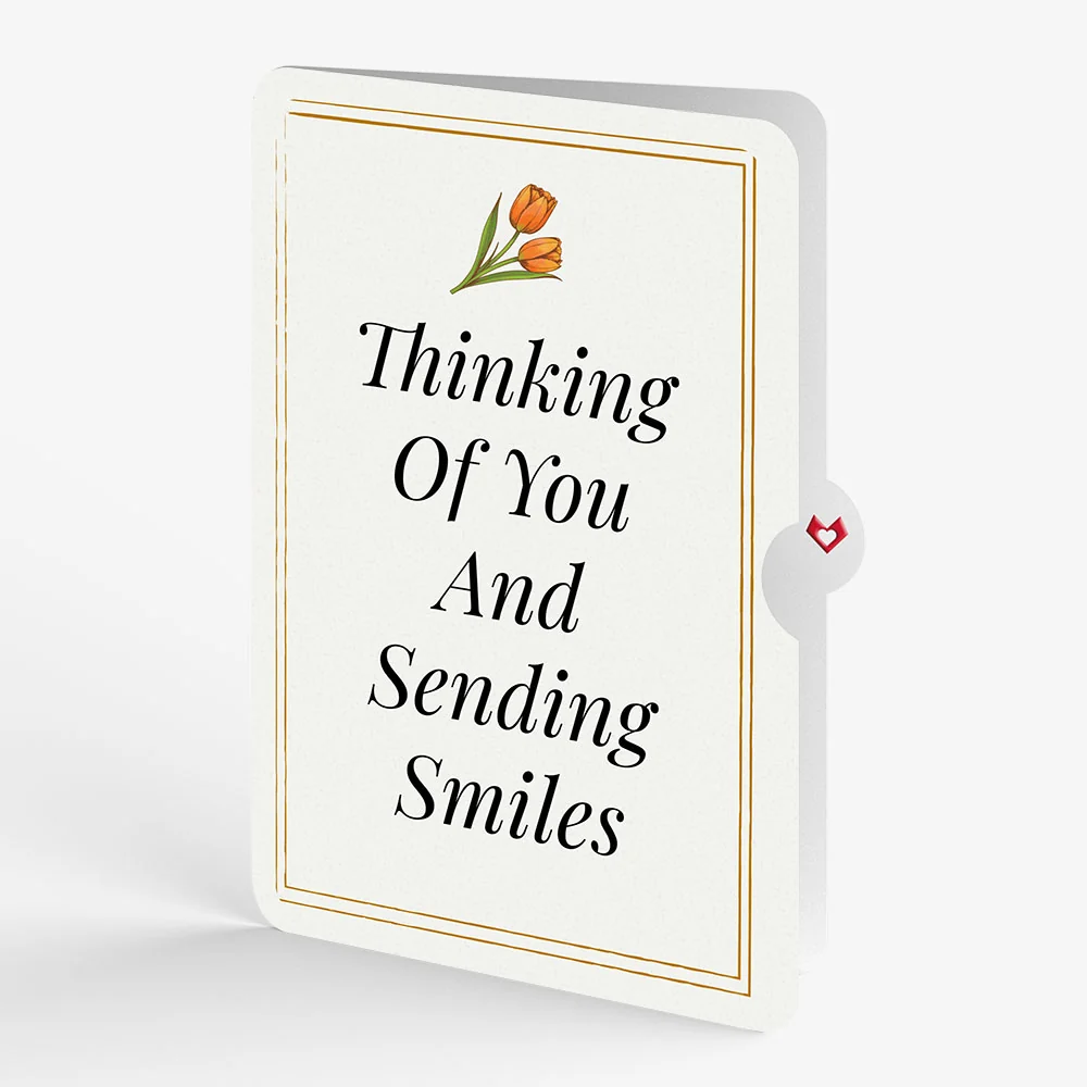 Lovepop Blooming Carrot Bouquet Thinking of You Pop-Up Card and Sentiment Set Cream - Image 4