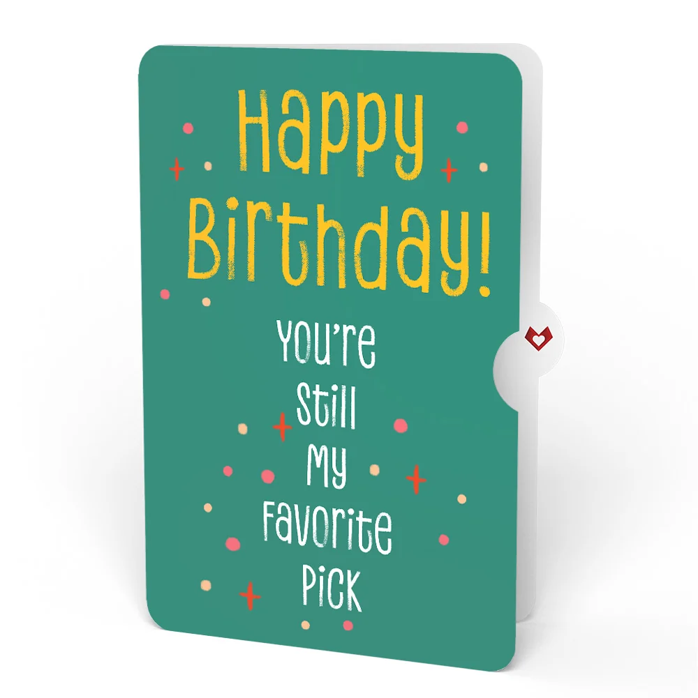 Lovepop Pick You Every Time Birthday Pop-Up Card and Sentiment Set Glass - Image 4