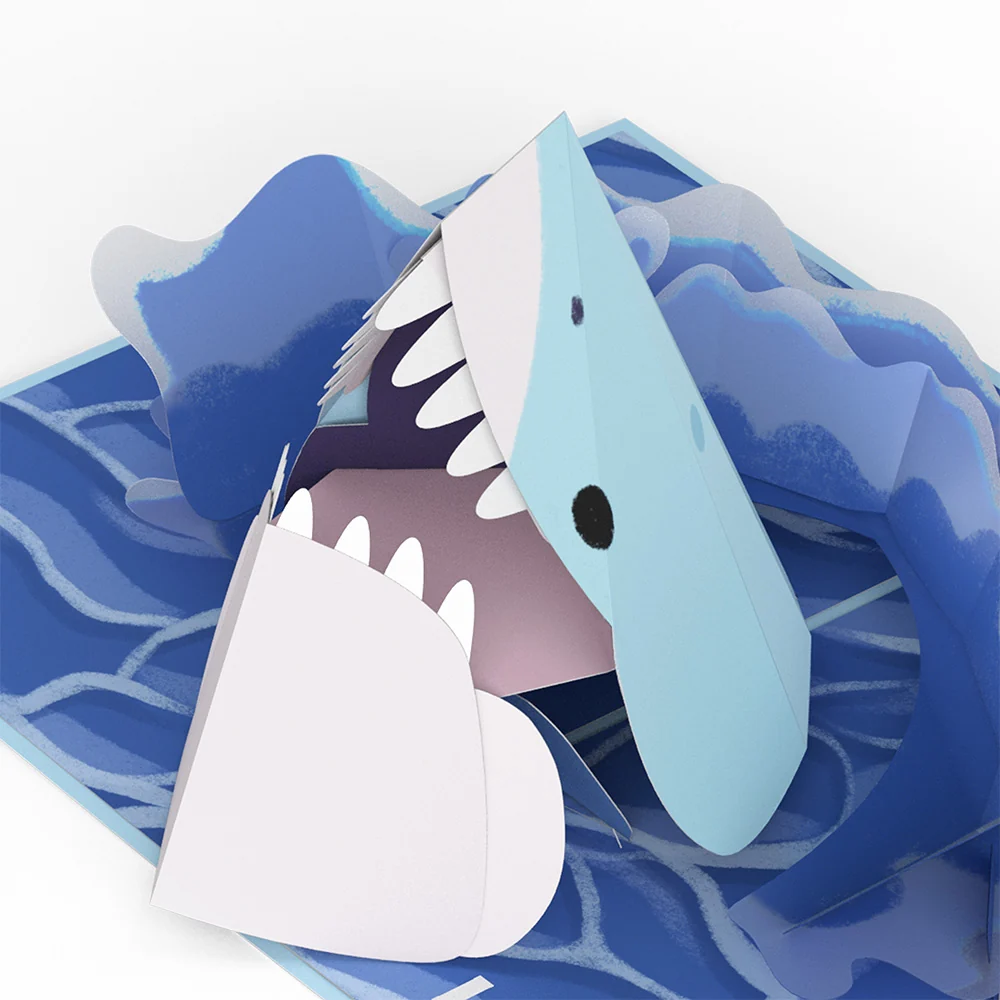 Lovepop I Chews You Shark Pop-Up Card - Image 3