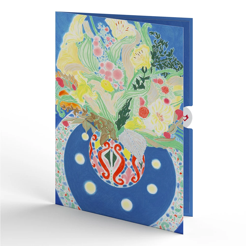 Lovepop Floral Blue Pop-Up Card – x ArtLifting - Image 5