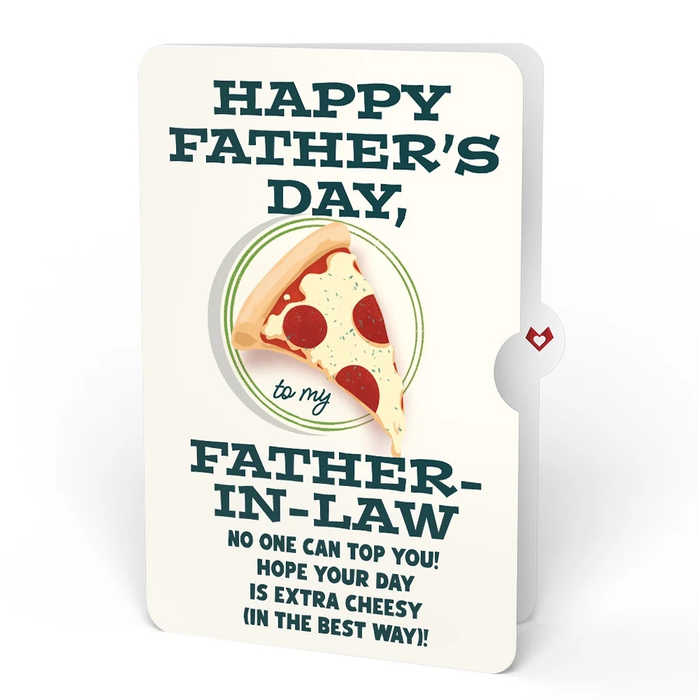 Lovepop Pizza Love Father's Day Pop-Up Card and Sentiment Set for Father-in-law - Image 4