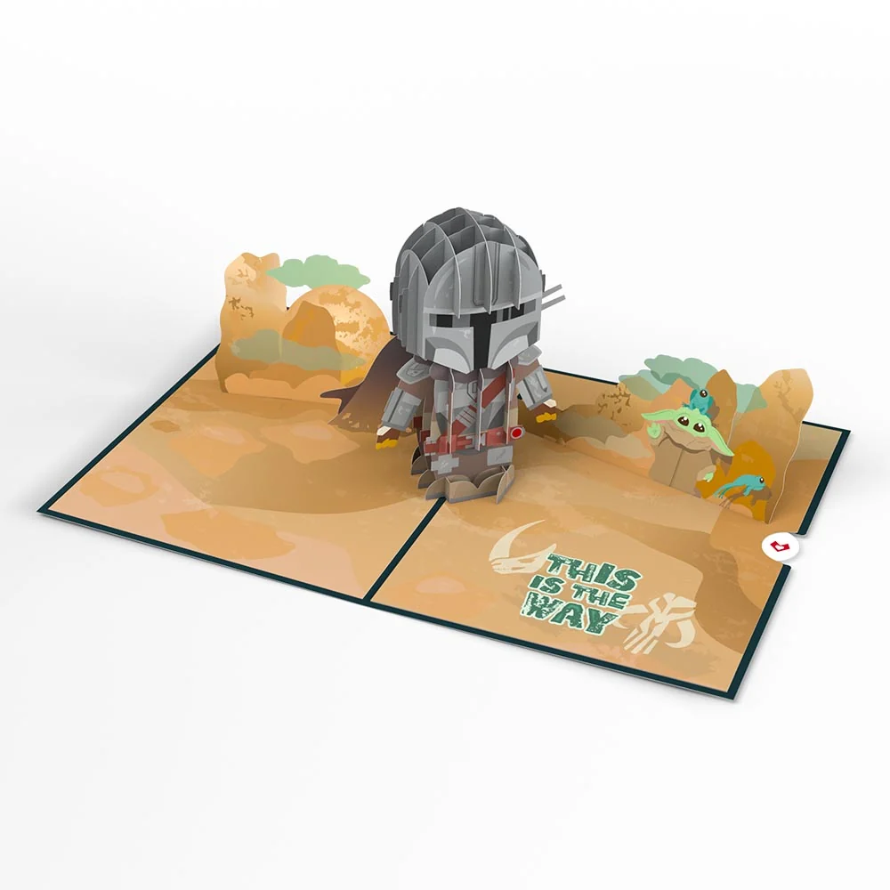Lovepop Star Wars The Mandalorian Legendary Warrior Birthday Pop-Up Card - Image 6