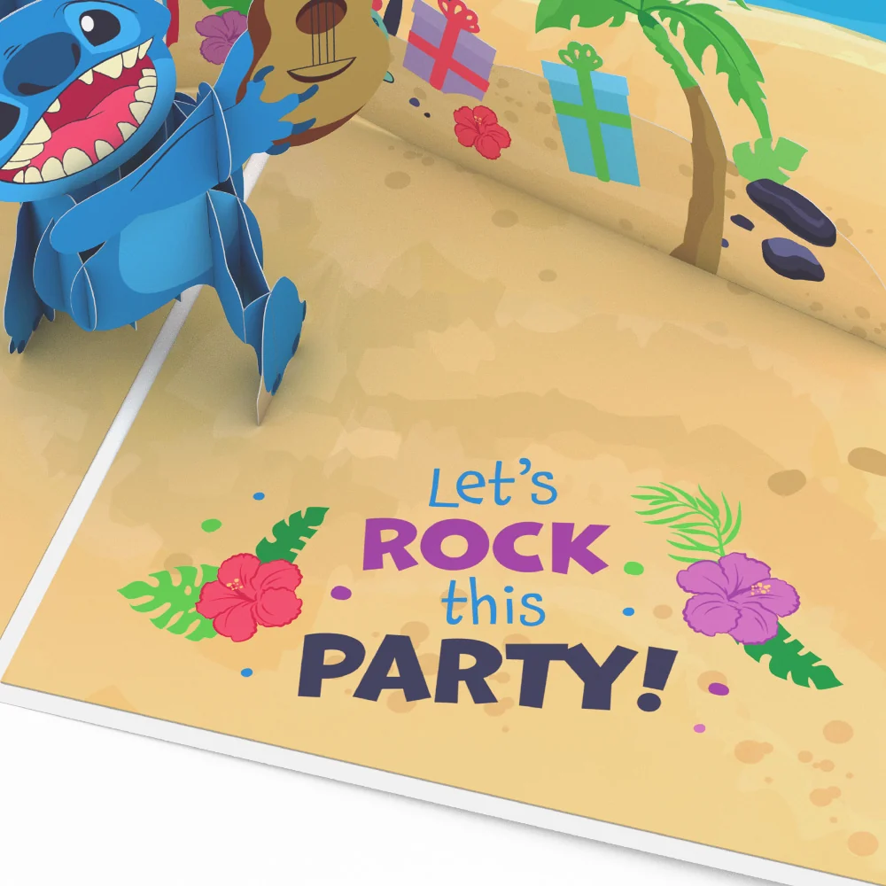 Lovepop Disney's Stitch Rockin' Birthday Pop-Up Card - Image 3