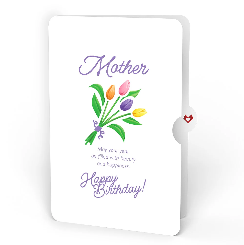 Lovepop Tulips Birthday Pop-Up Card and Spring Tulips Sentiment Set for Mother Vase - Image 4
