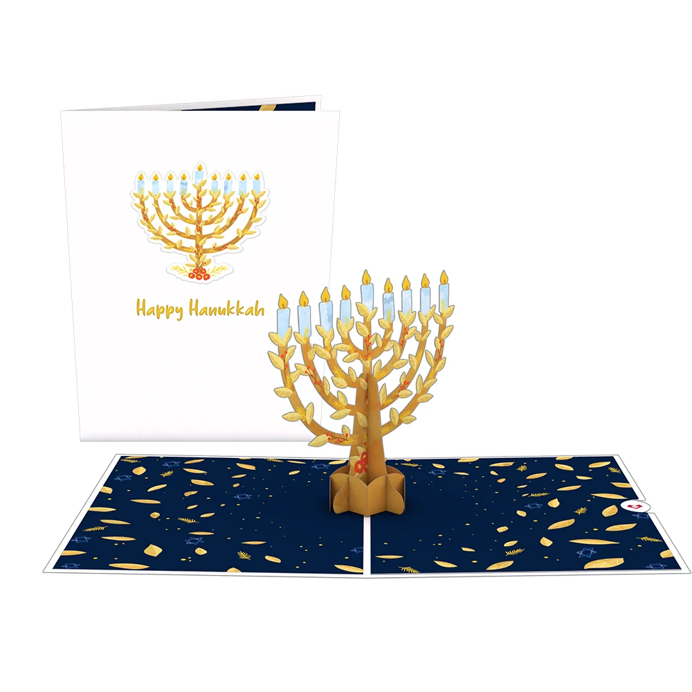 Lovepop Menorah Pop-Up Card Candle