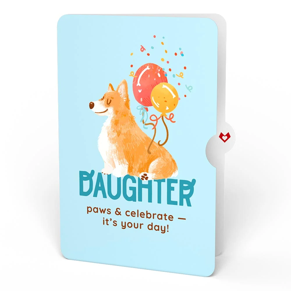 Lovepop Happy Birthday Dogs Pop-Up Card and Sentiment Set for Daughter - Image 4