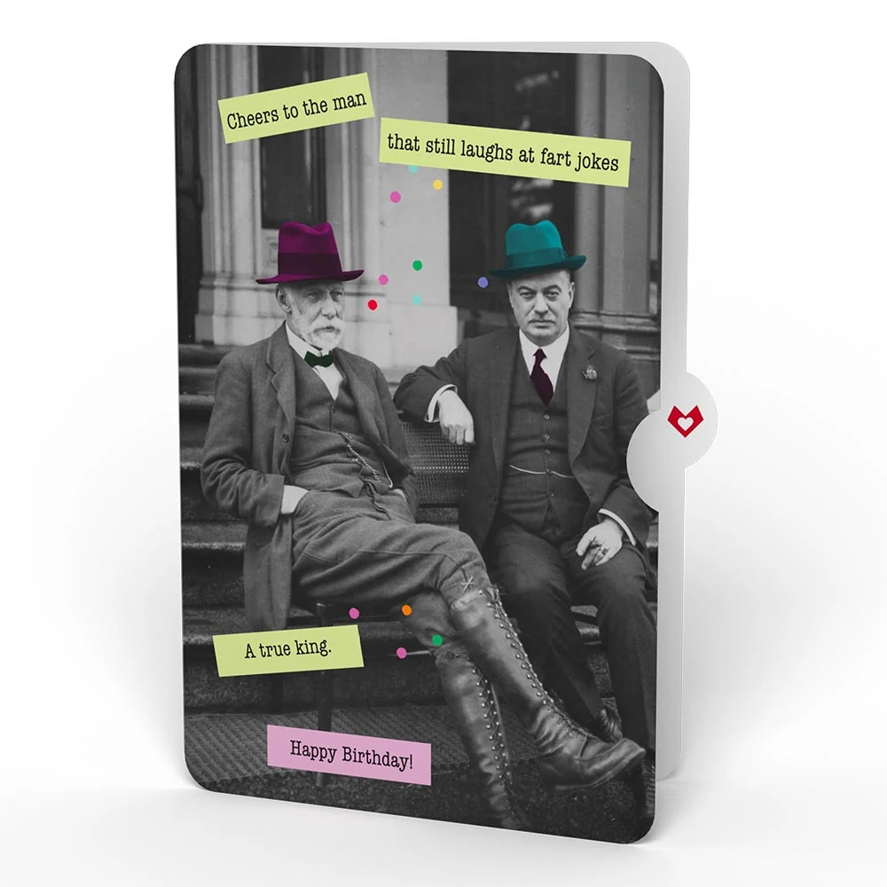 Lovepop Vintage Wine Birthday Pop-Up Card and Sentiment Set for Any Man Glass - Image 4