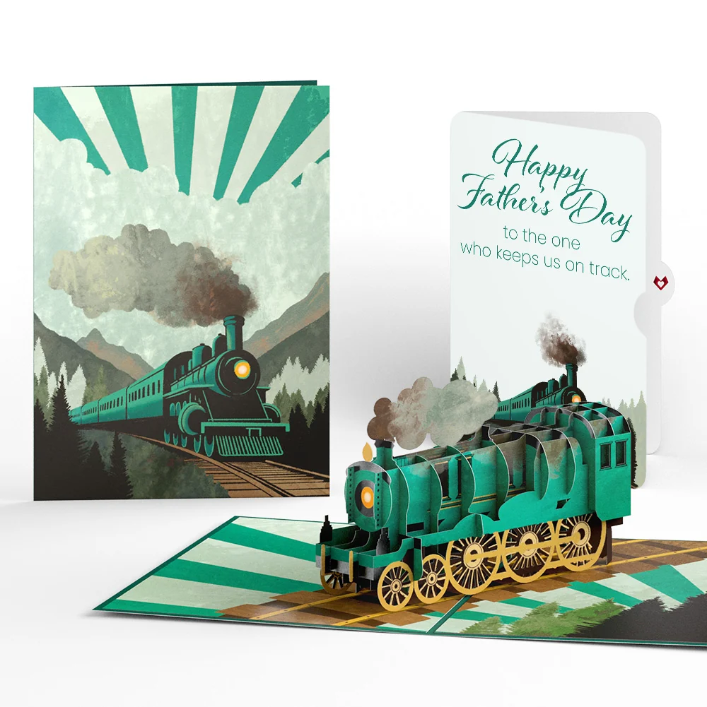 Lovepop Classic Train Father's Day Pop-Up Card and Sentiment Set