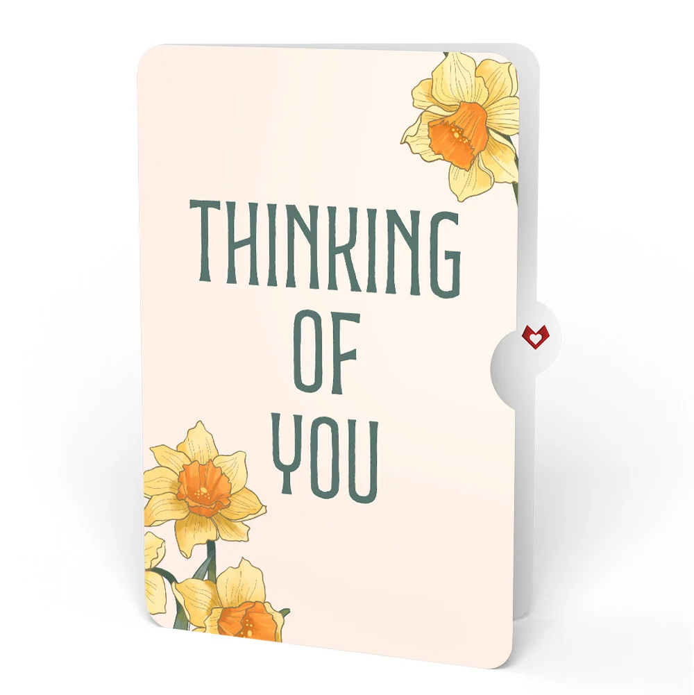 Lovepop Daffodils in Bloom Thinking of You Pop-Up Card and Sentiment Set - Image 4