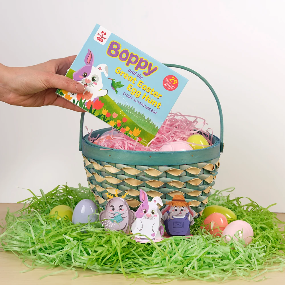 Lovepop Boppy and the Great Easter Egg Hunt Story Adventure Box Basket - Image 6