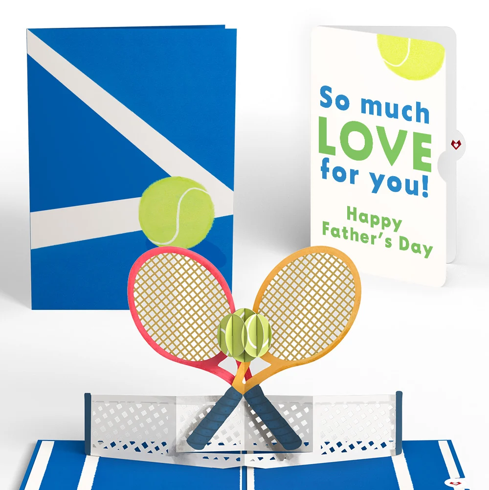 Lovepop On the Court Tennis Father’s Day Pop-Up Card and Sentiment Set for Dad